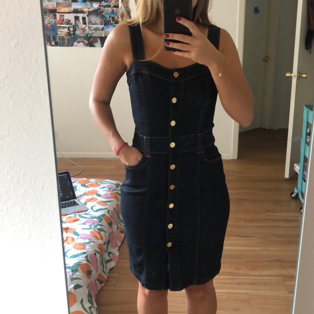 Denim dress